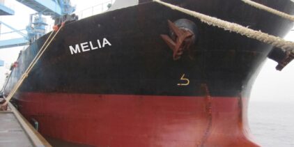 Diana Shipping Inc. Announced the sale of the dry cargo vessel Panamax, m/v Melia