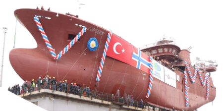 The Cemre Shipyard launched the trawler “Liafjord”