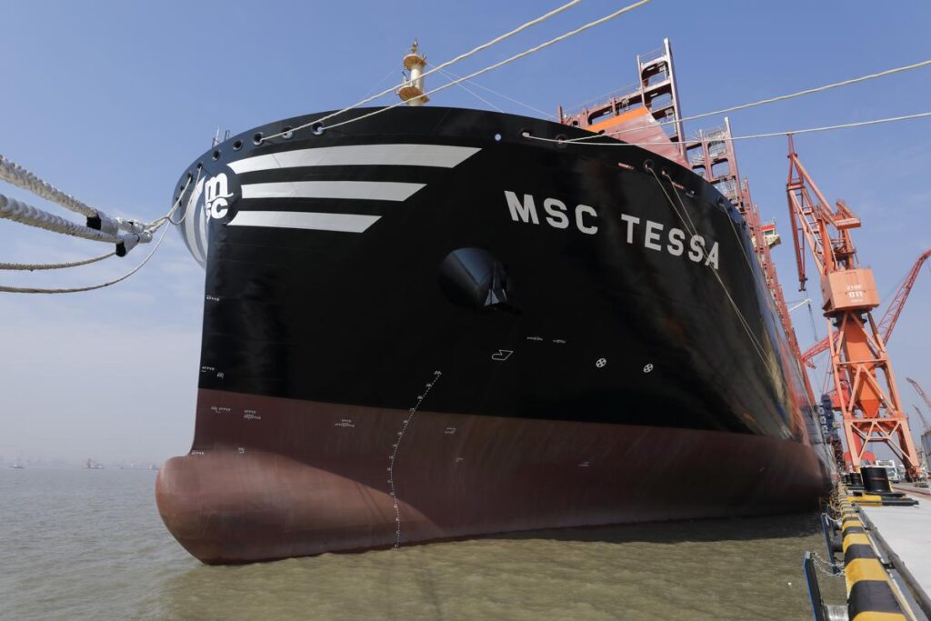 Chinese shipbuilder delivers world's largest container vessel