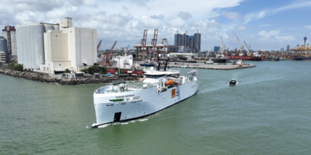 Colombo Dockyard delivers cable layer and repair vessel Sophie Germain to Orange Marine